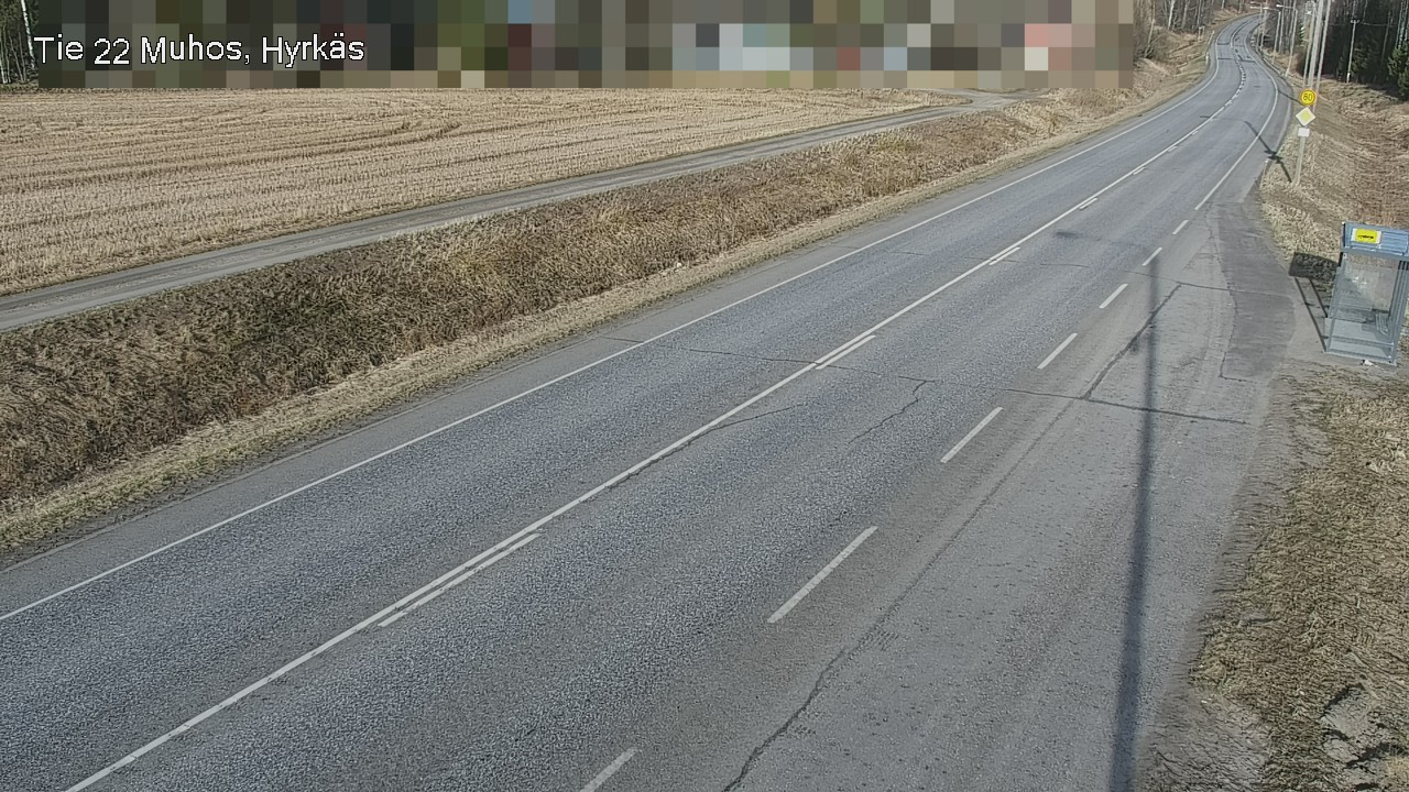 Kelikamerat Kuva Tie 22 Muhos, Hyrkäs, Muhos, Pohjois-Pohjanmaa