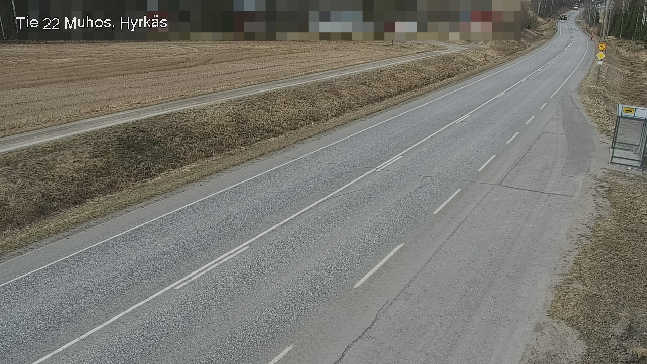 Kelikamerat Kuva Tie 22 Muhos, Hyrkäs, Muhos, Pohjois-Pohjanmaa