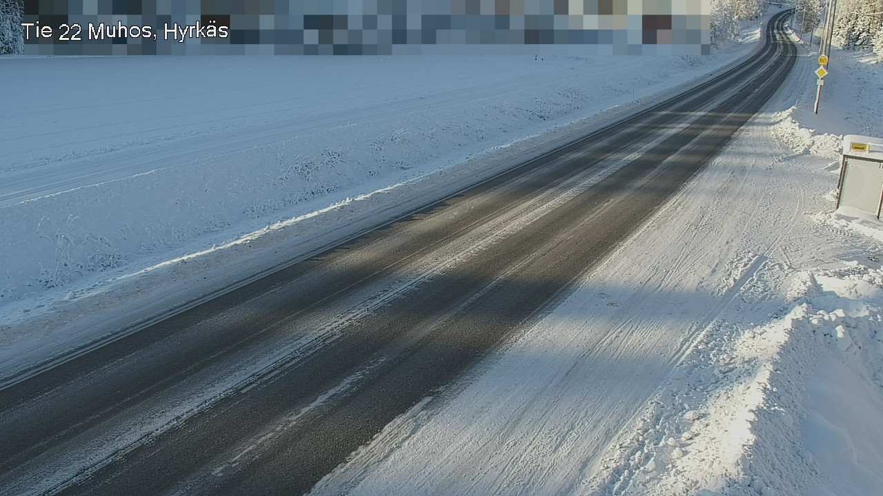 Weather Camera Image Road 22 Muhos, Hyrkäs, Muhos, Pohjois-Pohjanmaa