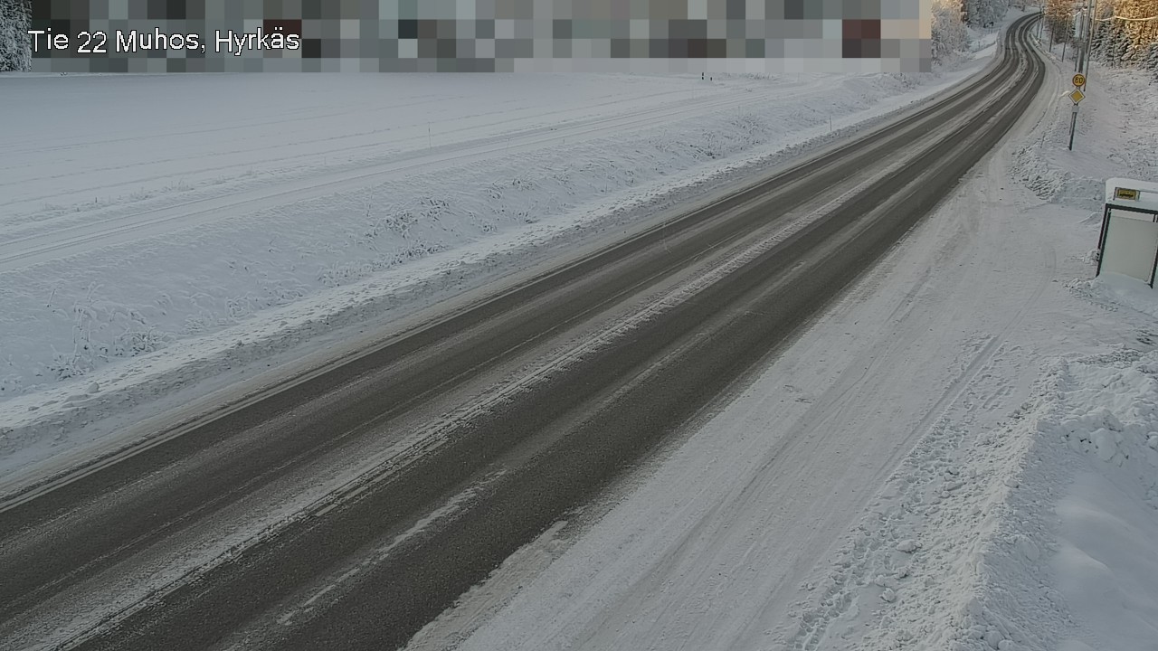 Weather Camera Image Road 22 Muhos, Hyrkäs, Muhos, Pohjois-Pohjanmaa