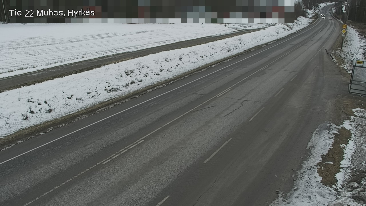 Kelikamerat Kuva Tie 22 Muhos, Hyrkäs, Muhos, Pohjois-Pohjanmaa