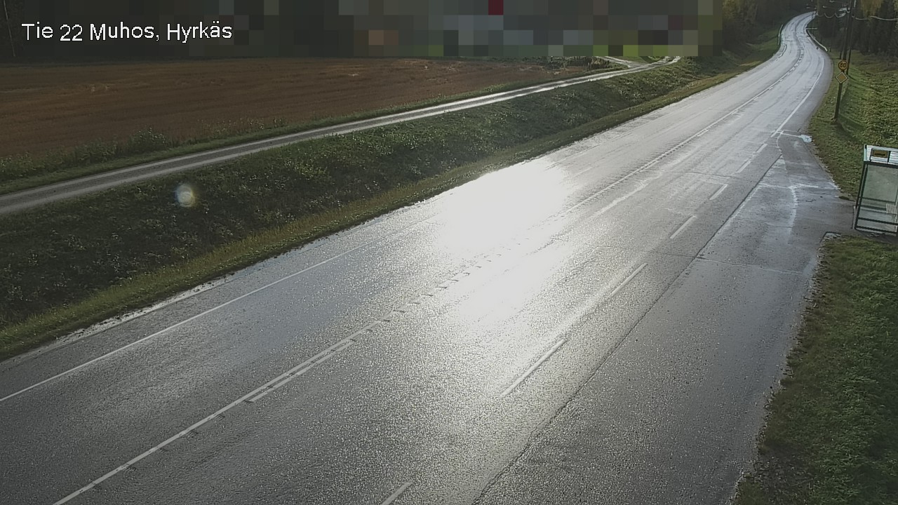 Kelikamerat Kuva Tie 22 Muhos, Hyrkäs, Muhos, Pohjois-Pohjanmaa