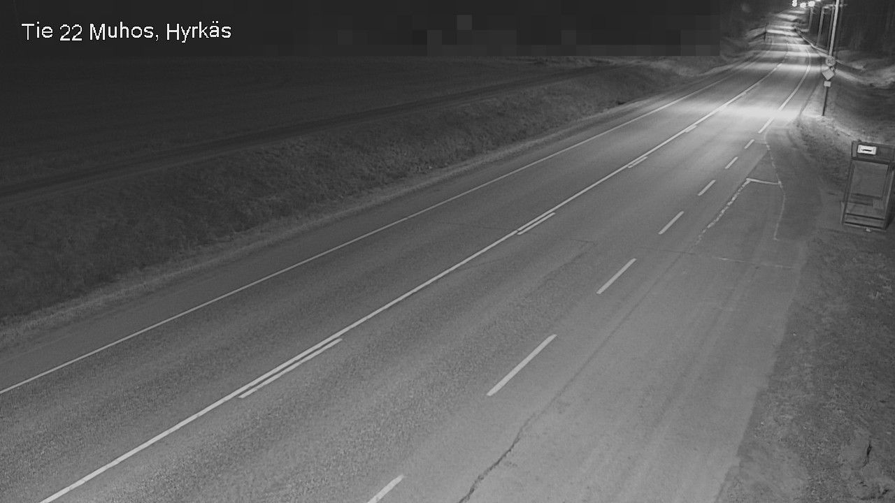 Kelikamerat Kuva Tie 22 Muhos, Hyrkäs, Muhos, Pohjois-Pohjanmaa