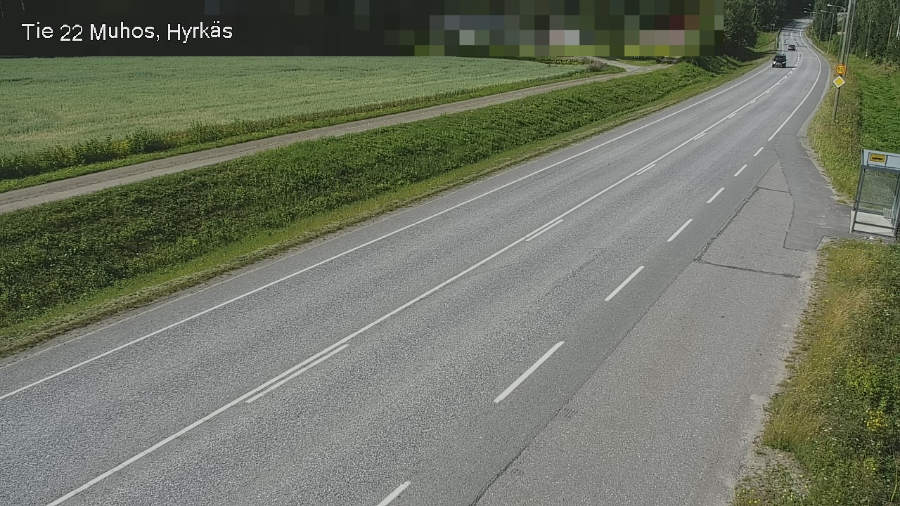 Kelikamerat Kuva Tie 22 Muhos, Hyrkäs, Muhos, Pohjois-Pohjanmaa