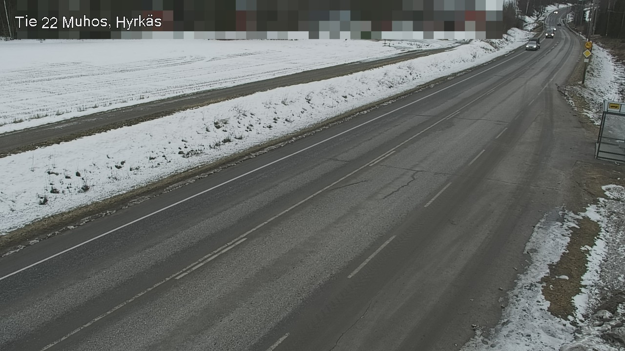 Kelikamerat Kuva Tie 22 Muhos, Hyrkäs, Muhos, Pohjois-Pohjanmaa