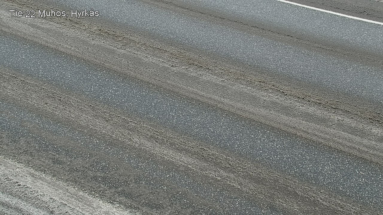 Weather Camera Image Road 22 Muhos, Hyrkäs, Muhos, Pohjois-Pohjanmaa