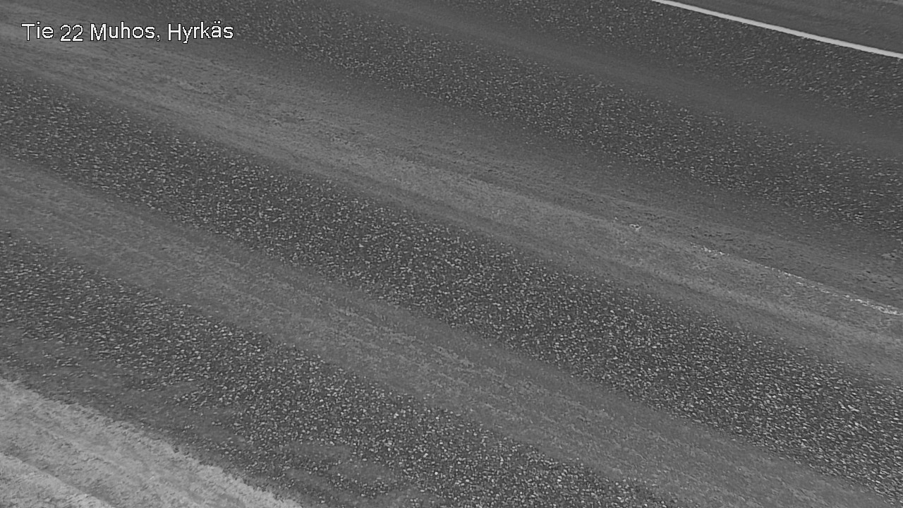 Weather Camera Image Väg 22 Muhos, Hyrkäs, Muhos, Pohjois-Pohjanmaa
