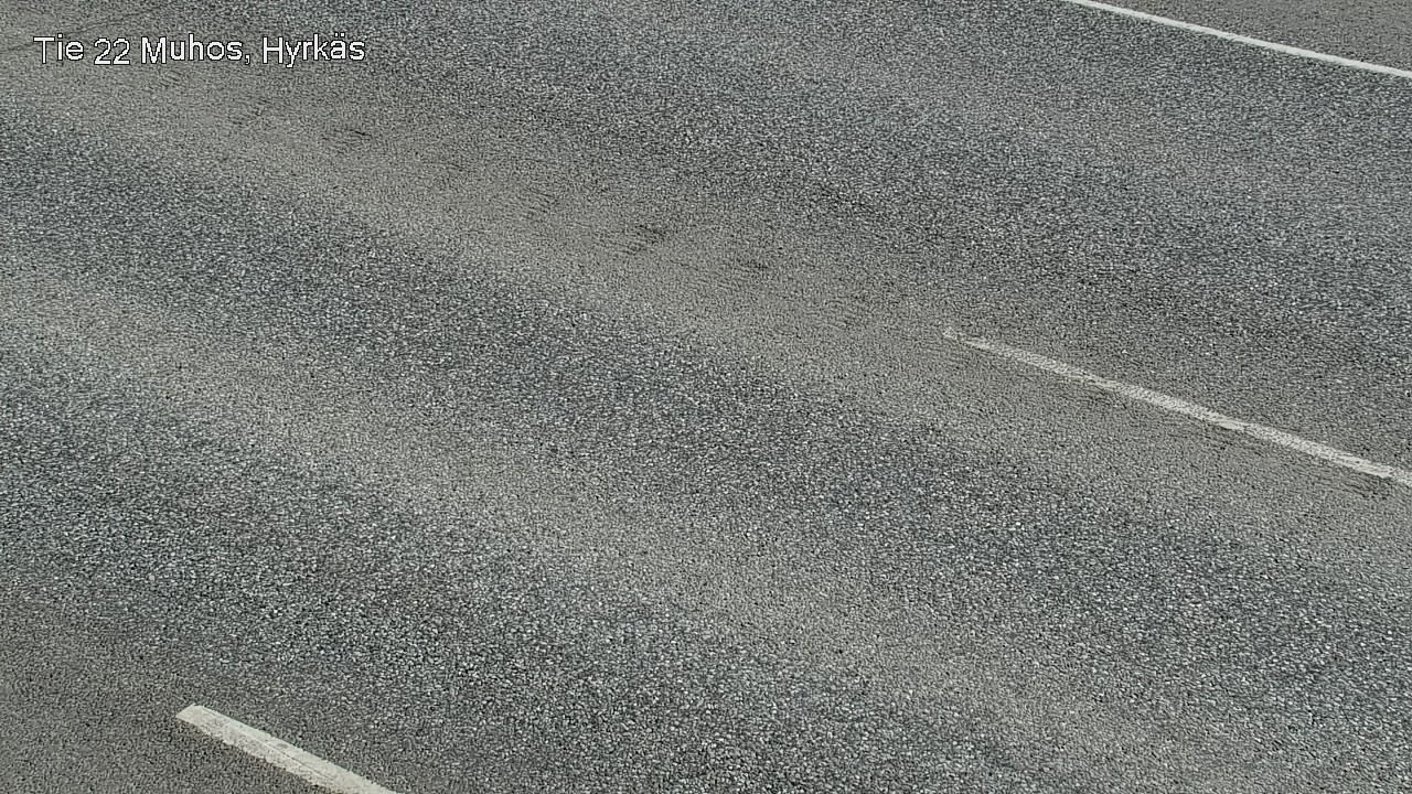Weather Camera Image Road 22 Muhos, Hyrkäs, Muhos, Pohjois-Pohjanmaa
