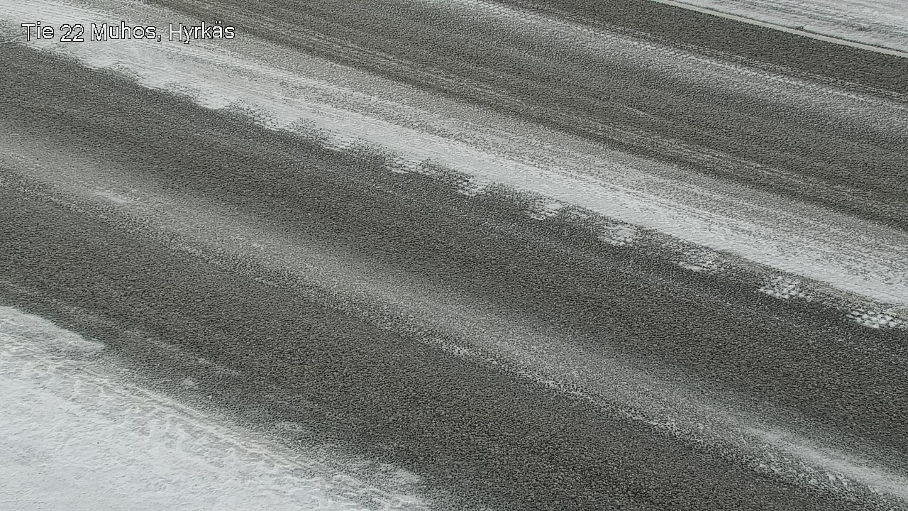 Weather Camera Image Road 22 Muhos, Hyrkäs, Muhos, Pohjois-Pohjanmaa