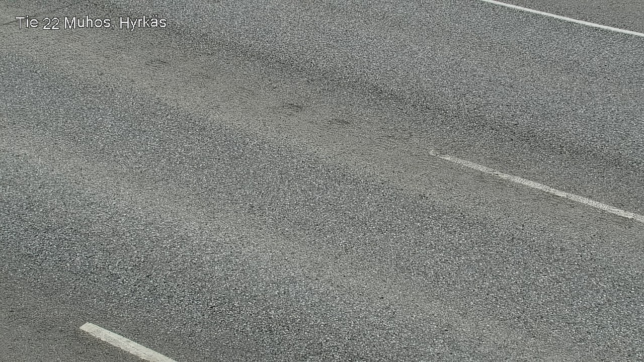 Weather Camera Image Väg 22 Muhos, Hyrkäs, Muhos, Pohjois-Pohjanmaa