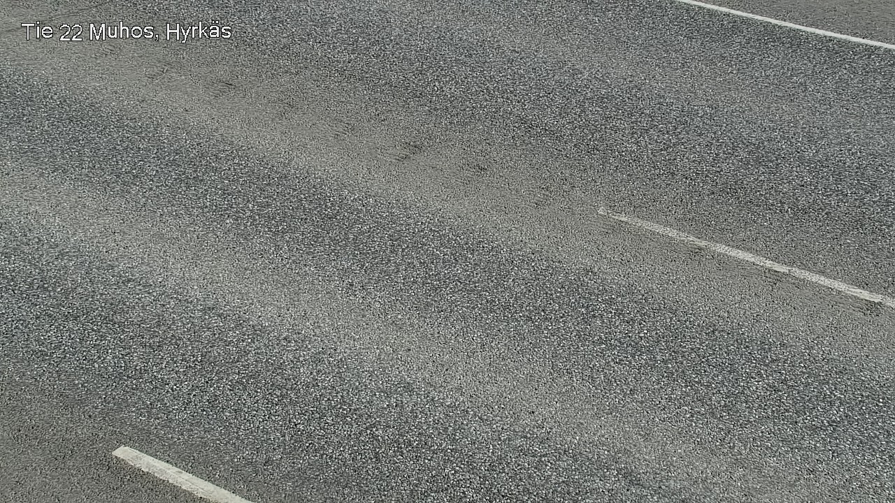 Weather Camera Image Road 22 Muhos, Hyrkäs, Muhos, Pohjois-Pohjanmaa