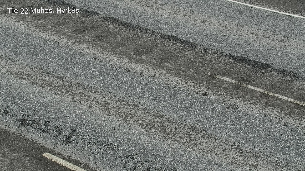 Weather Camera Image Road 22 Muhos, Hyrkäs, Muhos, Pohjois-Pohjanmaa