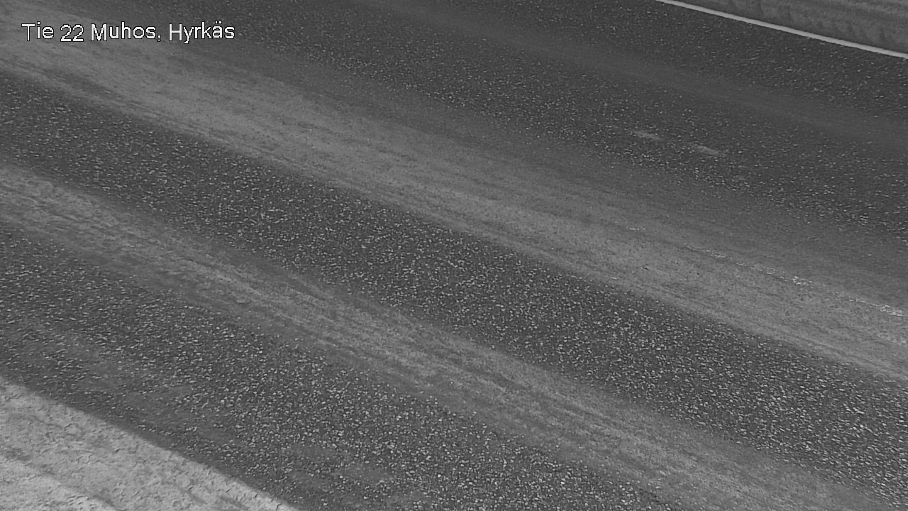 Weather Camera Image Väg 22 Muhos, Hyrkäs, Muhos, Pohjois-Pohjanmaa
