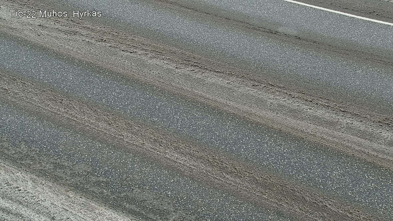 Weather Camera Image Road 22 Muhos, Hyrkäs, Muhos, Pohjois-Pohjanmaa