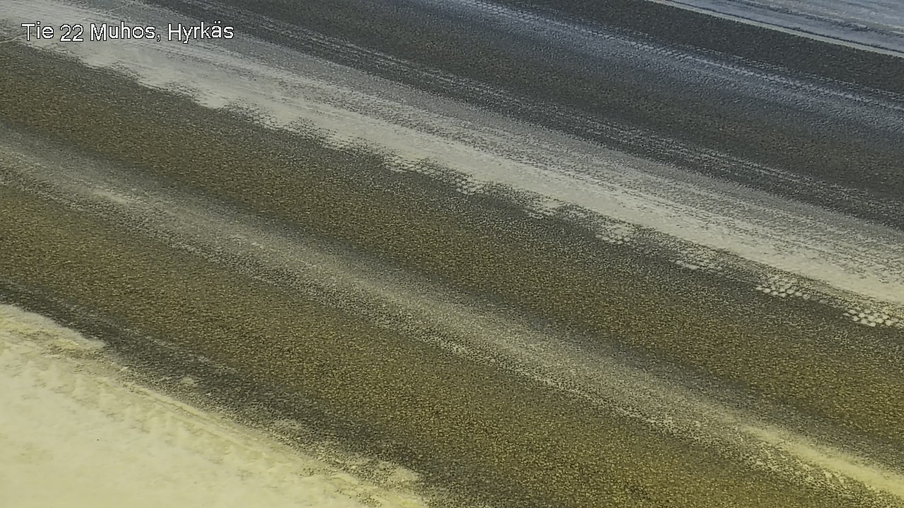Weather Camera Image Road 22 Muhos, Hyrkäs, Muhos, Pohjois-Pohjanmaa