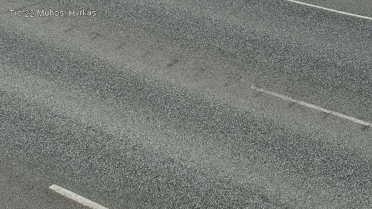 Weather Camera Image Road 22 Muhos, Hyrkäs, Muhos, Pohjois-Pohjanmaa