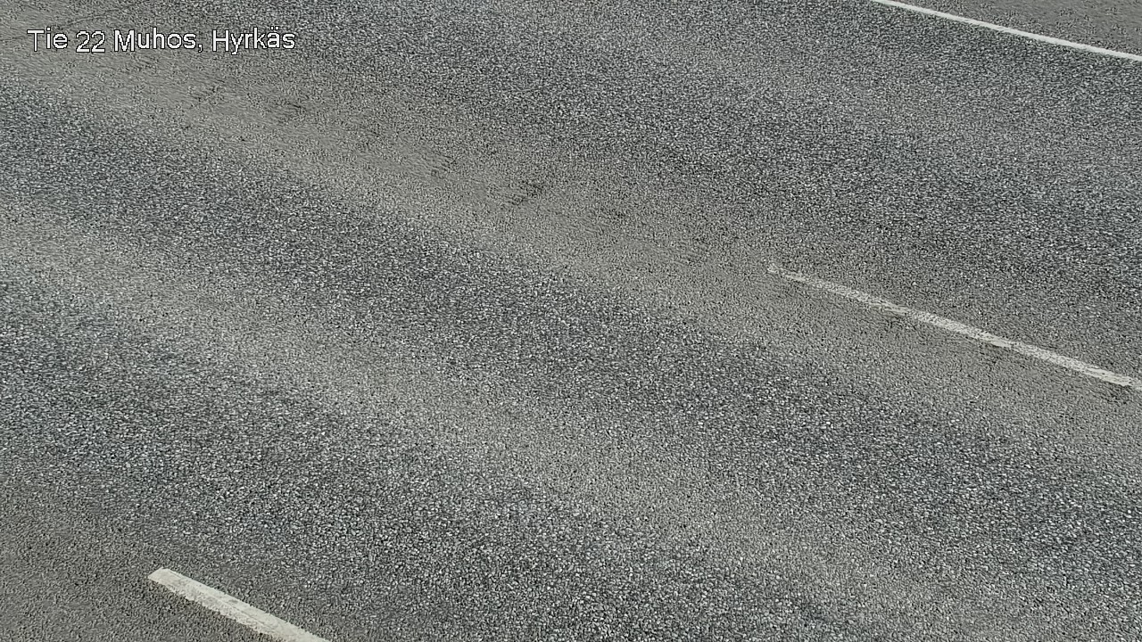 Weather Camera Image Road 22 Muhos, Hyrkäs, Muhos, Pohjois-Pohjanmaa