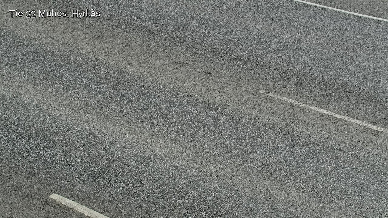 Weather Camera Image Väg 22 Muhos, Hyrkäs, Muhos, Pohjois-Pohjanmaa