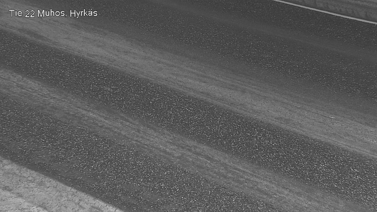Weather Camera Image Väg 22 Muhos, Hyrkäs, Muhos, Pohjois-Pohjanmaa