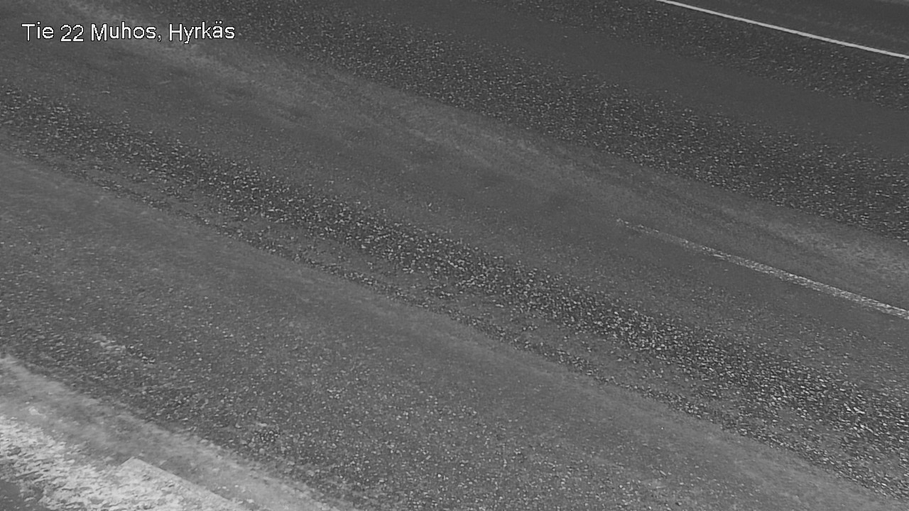Weather Camera Image Road 22 Muhos, Hyrkäs, Muhos, Pohjois-Pohjanmaa