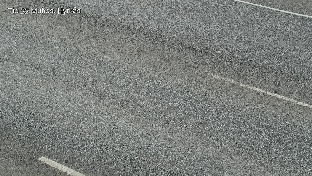 Weather Camera Image Road 22 Muhos, Hyrkäs, Muhos, Pohjois-Pohjanmaa