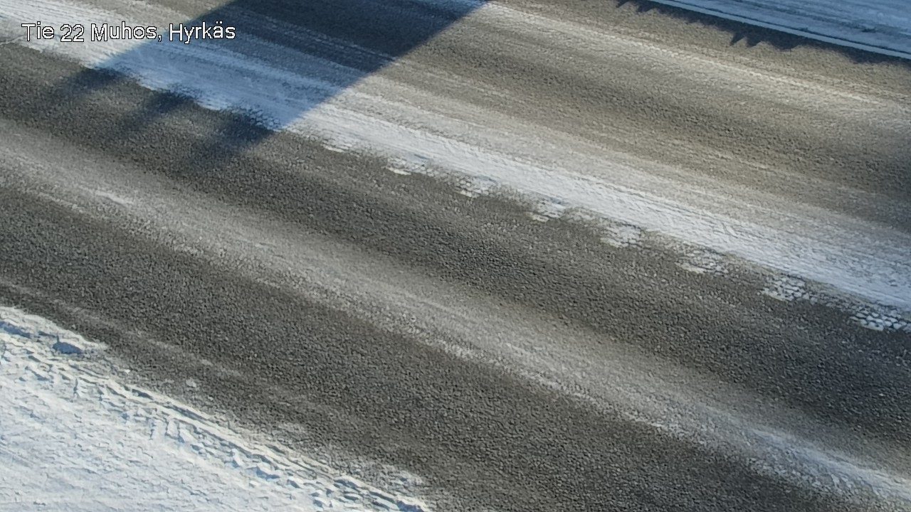 Weather Camera Image Road 22 Muhos, Hyrkäs, Muhos, Pohjois-Pohjanmaa