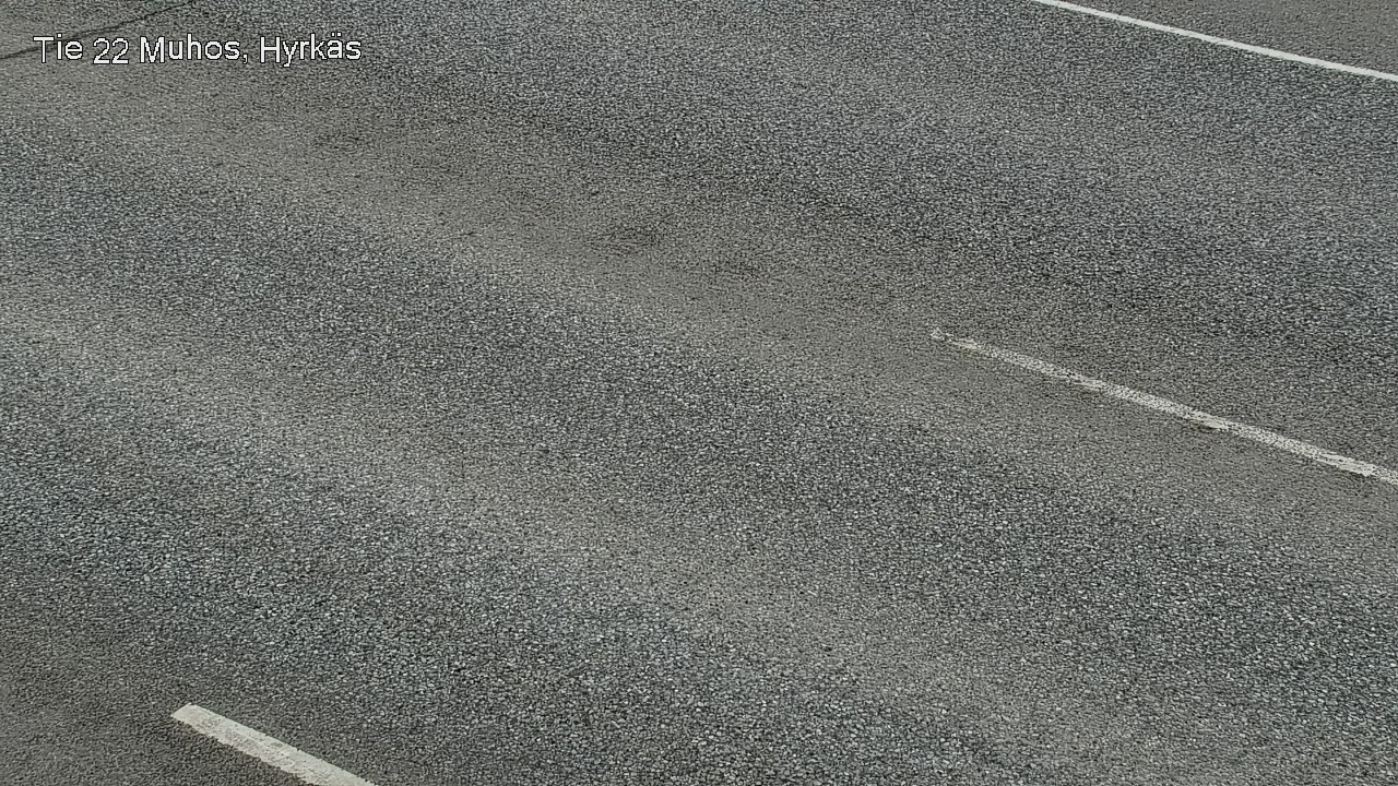 Weather Camera Image Väg 22 Muhos, Hyrkäs, Muhos, Pohjois-Pohjanmaa