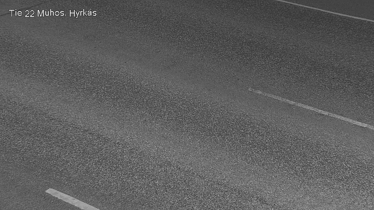 Weather Camera Image Road 22 Muhos, Hyrkäs, Muhos, Pohjois-Pohjanmaa