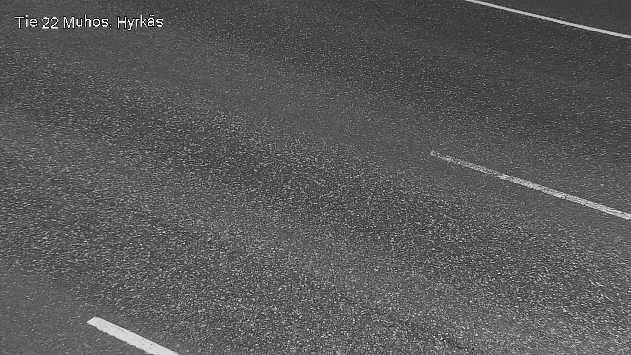 Weather Camera Image Road 22 Muhos, Hyrkäs, Muhos, Pohjois-Pohjanmaa