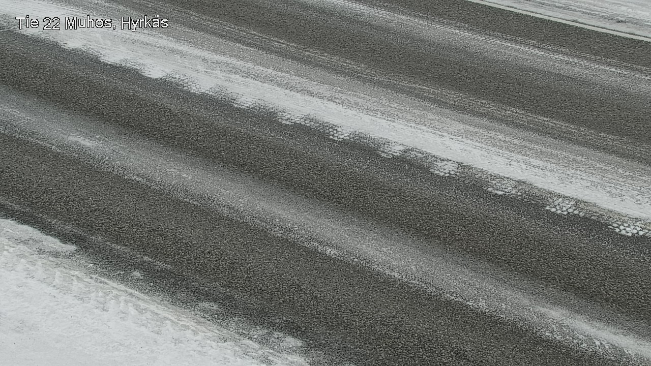 Weather Camera Image Road 22 Muhos, Hyrkäs, Muhos, Pohjois-Pohjanmaa