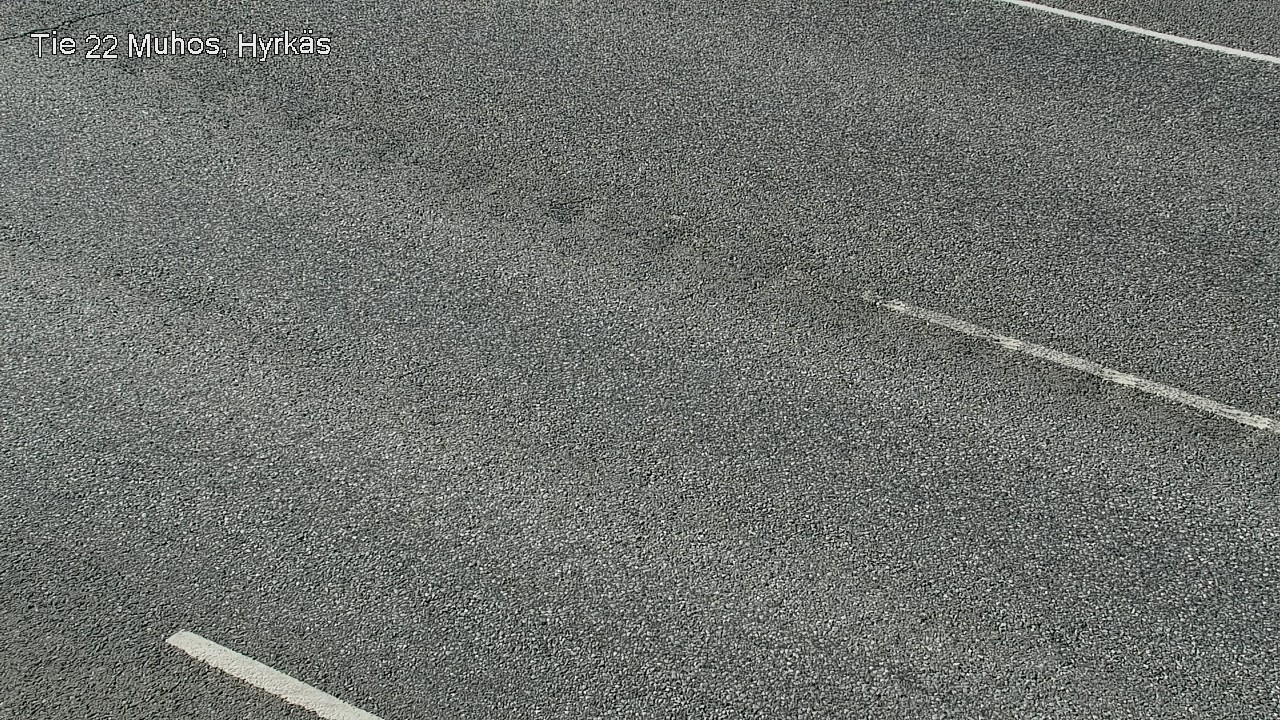 Weather Camera Image Väg 22 Muhos, Hyrkäs, Muhos, Pohjois-Pohjanmaa