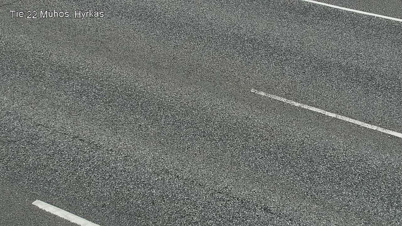 Weather Camera Image Road 22 Muhos, Hyrkäs, Muhos, Pohjois-Pohjanmaa