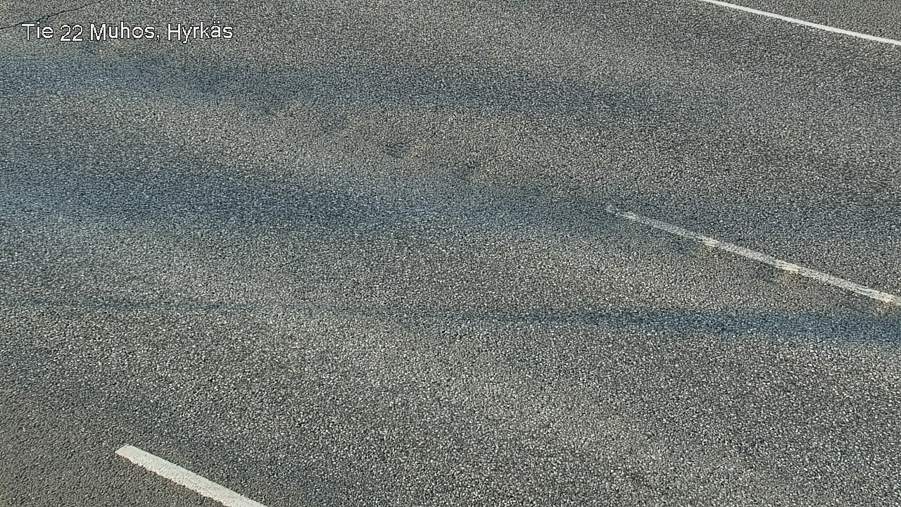 Weather Camera Image Road 22 Muhos, Hyrkäs, Muhos, Pohjois-Pohjanmaa