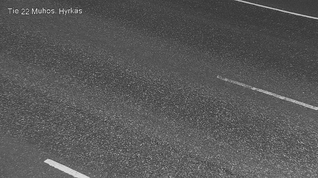 Weather Camera Image Road 22 Muhos, Hyrkäs, Muhos, Pohjois-Pohjanmaa