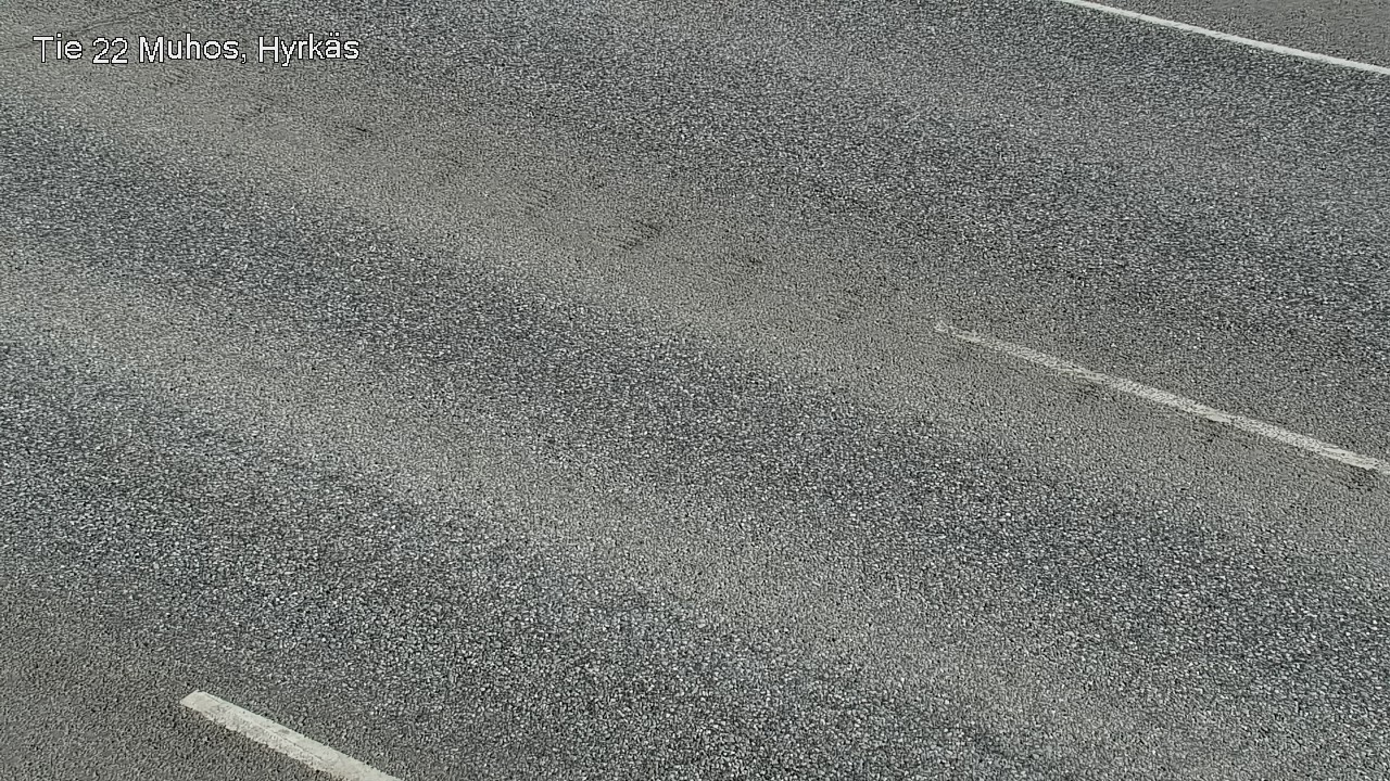Weather Camera Image Road 22 Muhos, Hyrkäs, Muhos, Pohjois-Pohjanmaa
