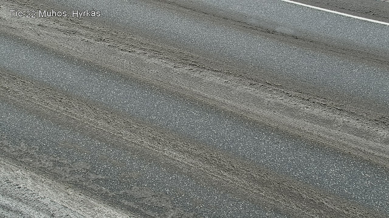 Weather Camera Image Road 22 Muhos, Hyrkäs, Muhos, Pohjois-Pohjanmaa
