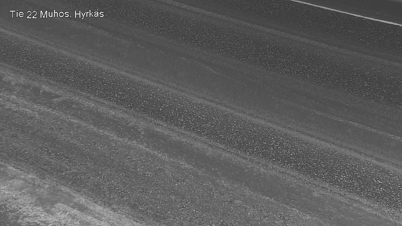 Weather Camera Image Road 22 Muhos, Hyrkäs, Muhos, Pohjois-Pohjanmaa