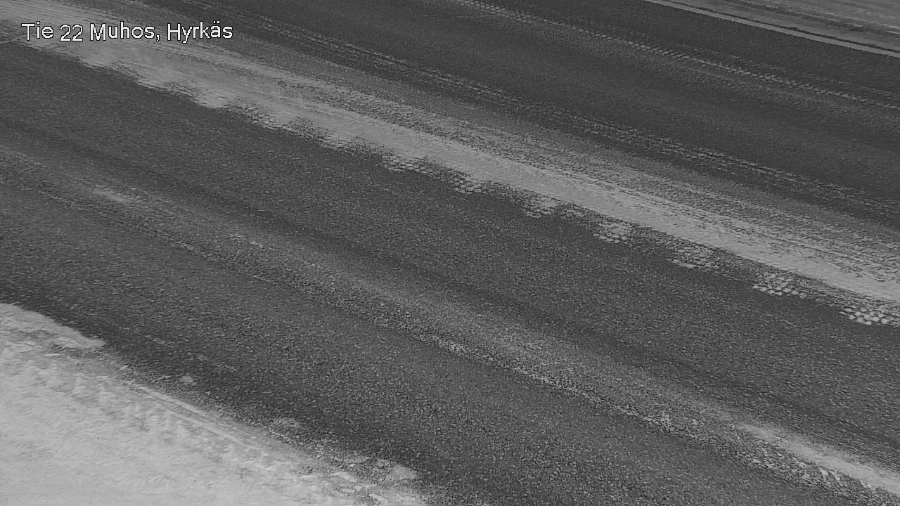 Weather Camera Image Road 22 Muhos, Hyrkäs, Muhos, Pohjois-Pohjanmaa