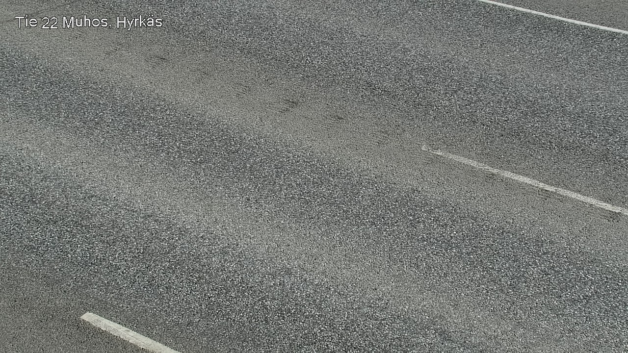 Weather Camera Image Road 22 Muhos, Hyrkäs, Muhos, Pohjois-Pohjanmaa
