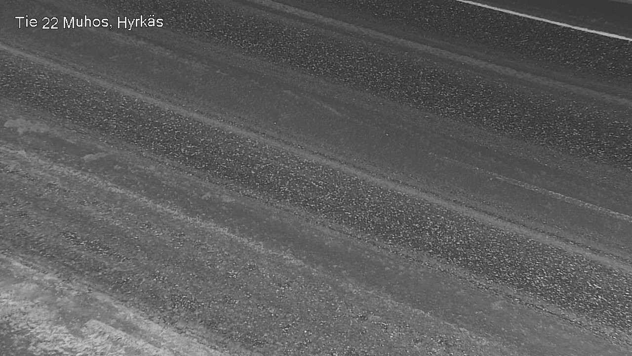Weather Camera Image Road 22 Muhos, Hyrkäs, Muhos, Pohjois-Pohjanmaa