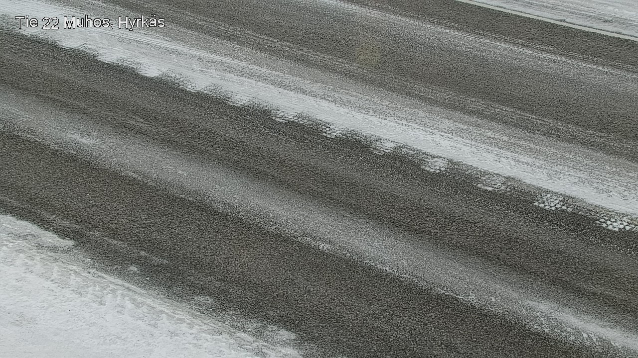 Weather Camera Image Road 22 Muhos, Hyrkäs, Muhos, Pohjois-Pohjanmaa