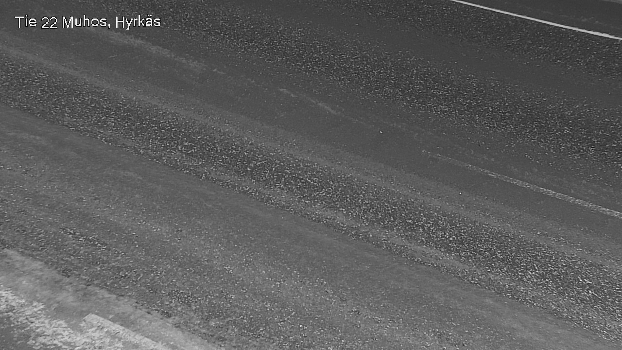 Weather Camera Image Road 22 Muhos, Hyrkäs, Muhos, Pohjois-Pohjanmaa