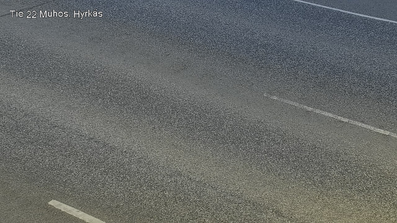 Weather Camera Image Road 22 Muhos, Hyrkäs, Muhos, Pohjois-Pohjanmaa