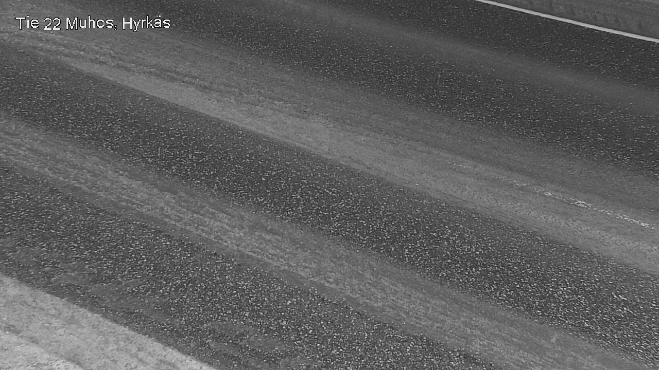 Weather Camera Image Väg 22 Muhos, Hyrkäs, Muhos, Pohjois-Pohjanmaa