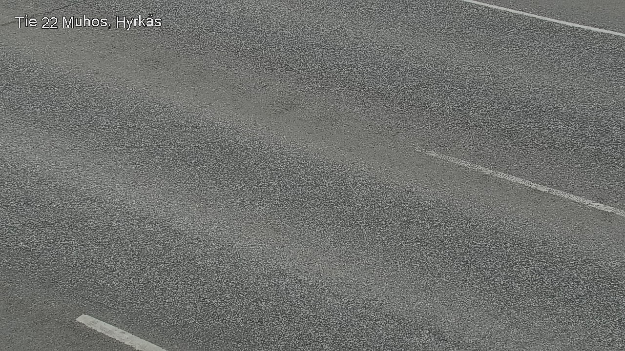 Weather Camera Image Road 22 Muhos, Hyrkäs, Muhos, Pohjois-Pohjanmaa