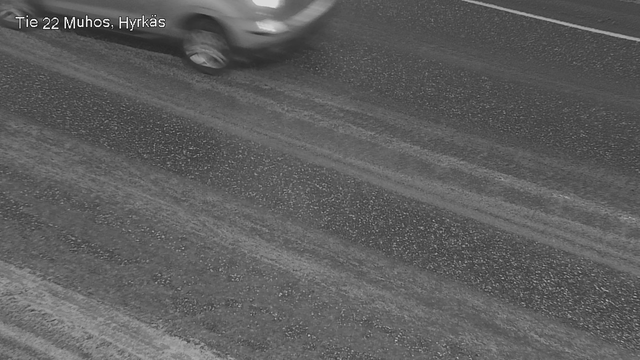 Weather Camera Image Road 22 Muhos, Hyrkäs, Muhos, Pohjois-Pohjanmaa
