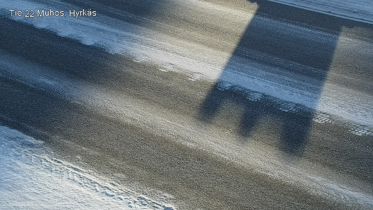 Weather Camera Image Road 22 Muhos, Hyrkäs, Muhos, Pohjois-Pohjanmaa