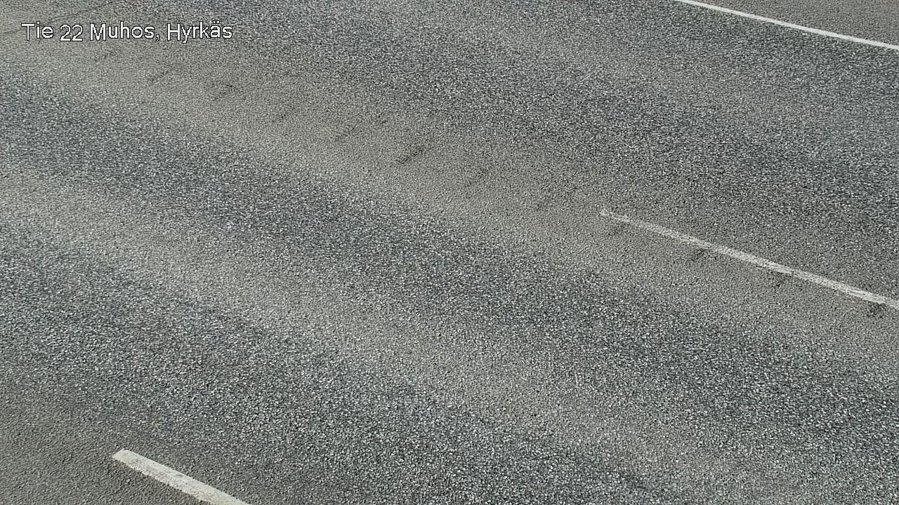 Weather Camera Image Road 22 Muhos, Hyrkäs, Muhos, Pohjois-Pohjanmaa