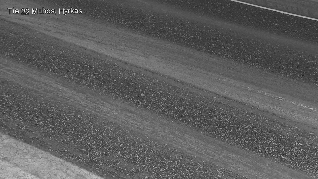 Weather Camera Image Väg 22 Muhos, Hyrkäs, Muhos, Pohjois-Pohjanmaa