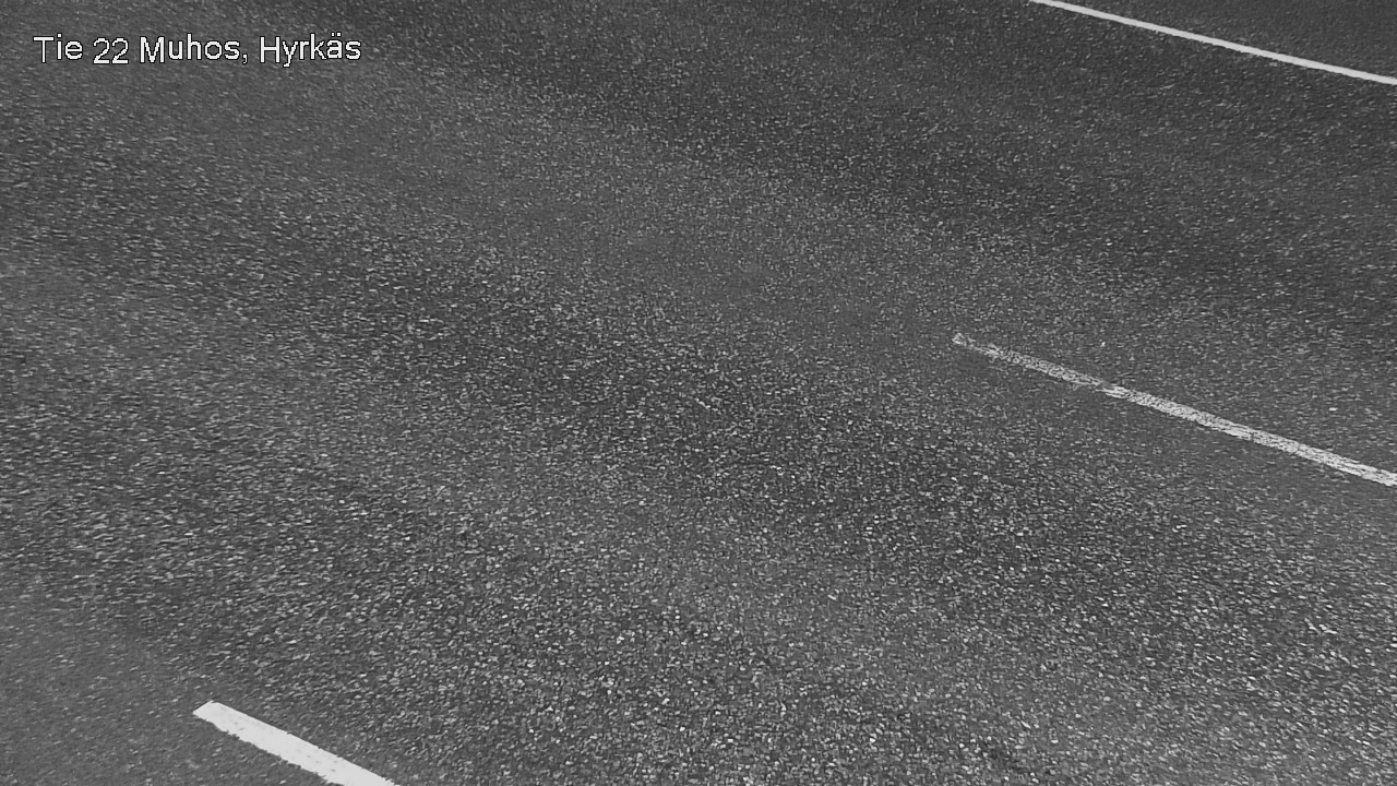 Weather Camera Image Road 22 Muhos, Hyrkäs, Muhos, Pohjois-Pohjanmaa